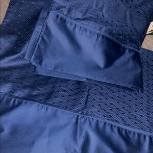 Ralph Lauren Bedford Jacquard Navy pillowcases